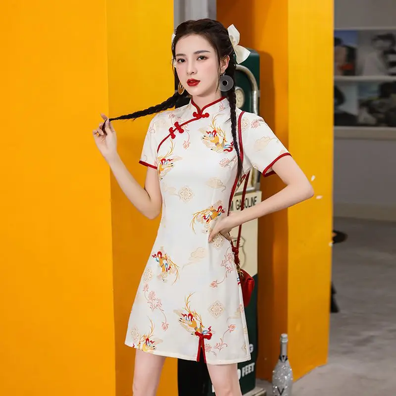 Cheongsam Robe Dragon&Phoenix – Image 3