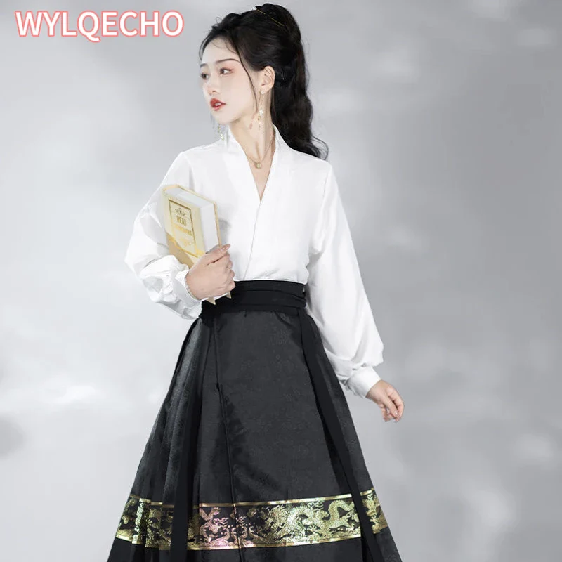 Hanfu Robe Dynastie Ming Cheval – Image 9