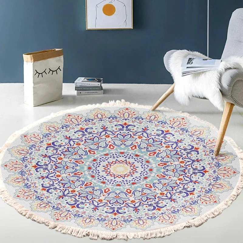 Tapis Chinois Coton Style Bohème – Image 7