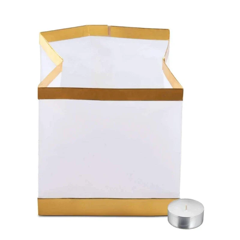 Lampion Chinois Flottant Carré Papier – Image 8