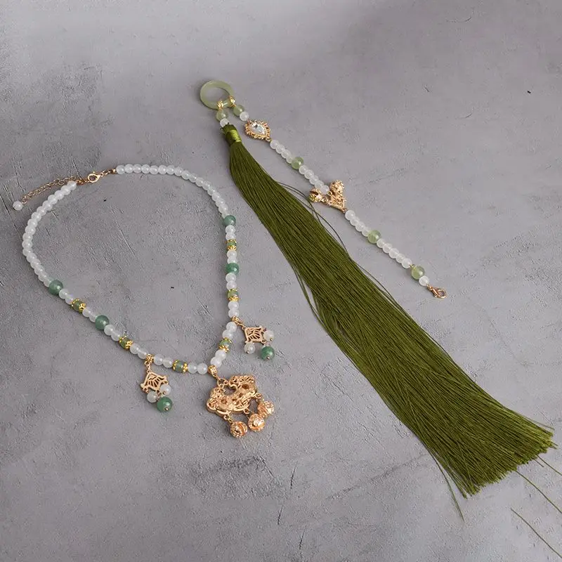 Collier Chinois National Longue Ganse – Image 8