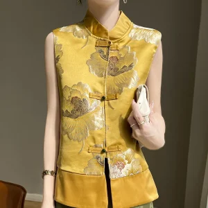 Tenue Chinoise Débardeur Femme