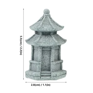 Figurine Chinoise Pagode Mini Jardin