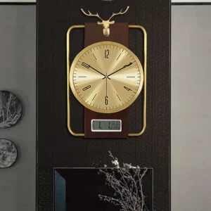 Horloge Chinoise Laiton Calendrier