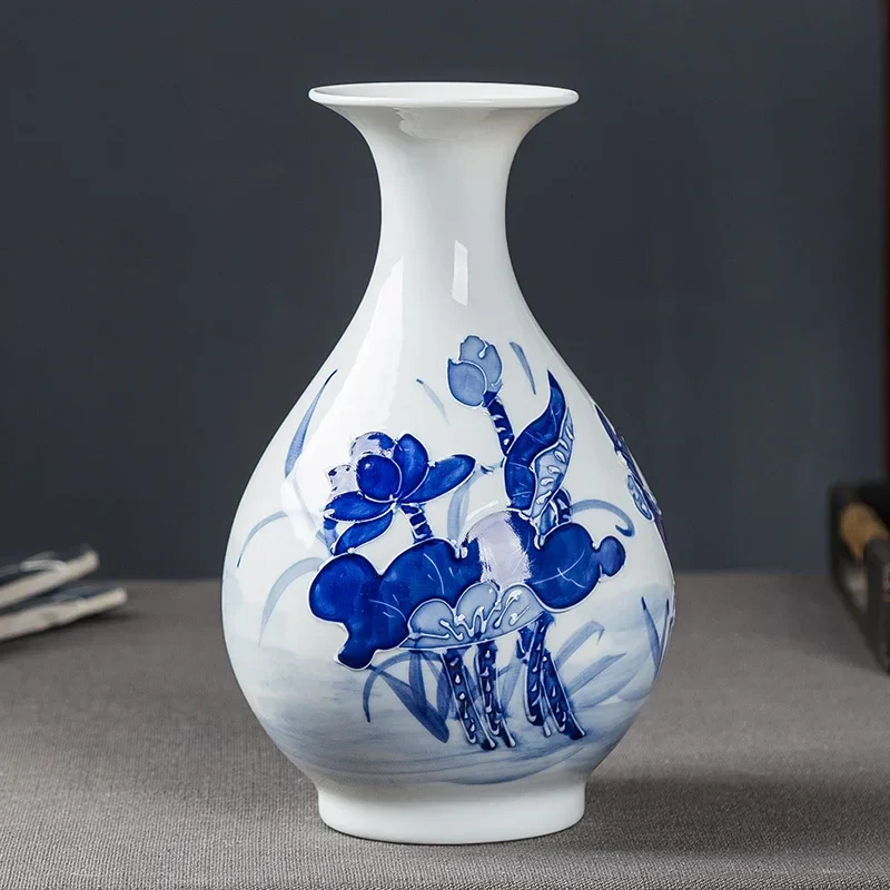 Vase Chinois Ancien Décor Bambou – Image 4