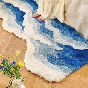 Tapis Chinois Motif Vague