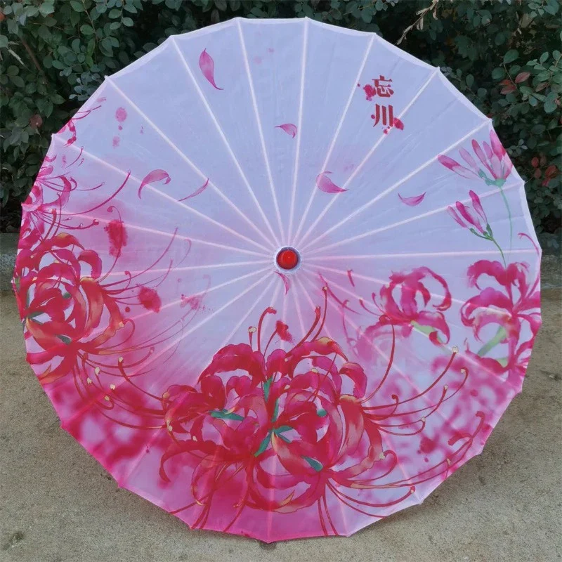 Ombrelle Chinoise Papier Pliante Soie – Image 4
