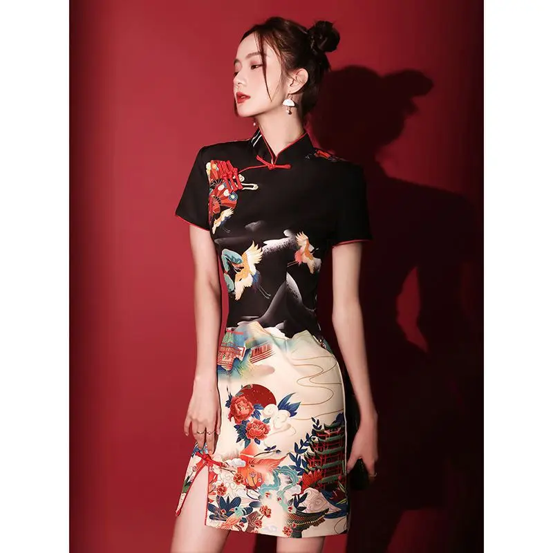 Cheongsam Robe Dragon&Phoenix – Image 4