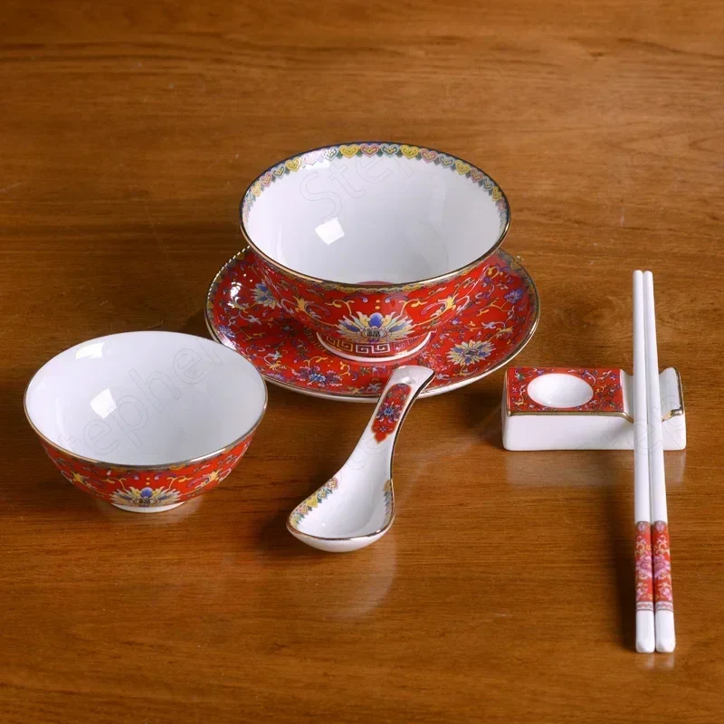 Assiettes Chinoises Service Dîner – Image 4