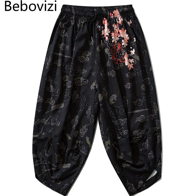 Pantalon Chinois Homme Kimono Noir