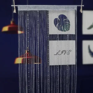 Rideau Chinois En Cristal à Perles