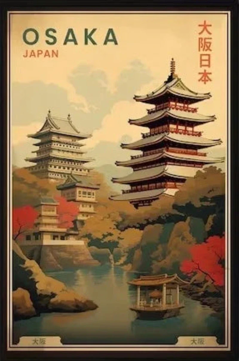Tableau Chinois Voyage Japon