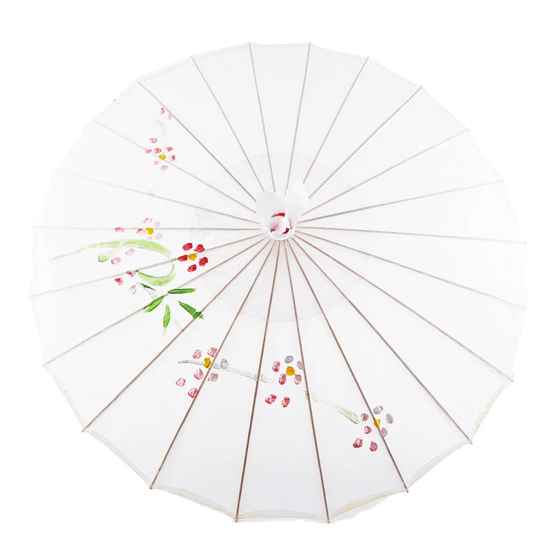 Ombrelle Chinoise Soie Fleurs Cerisier – Image 8