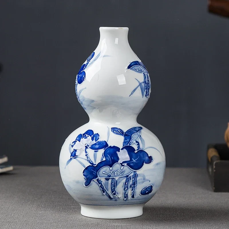 Vase Chinois Ancien Décor Bambou – Image 7