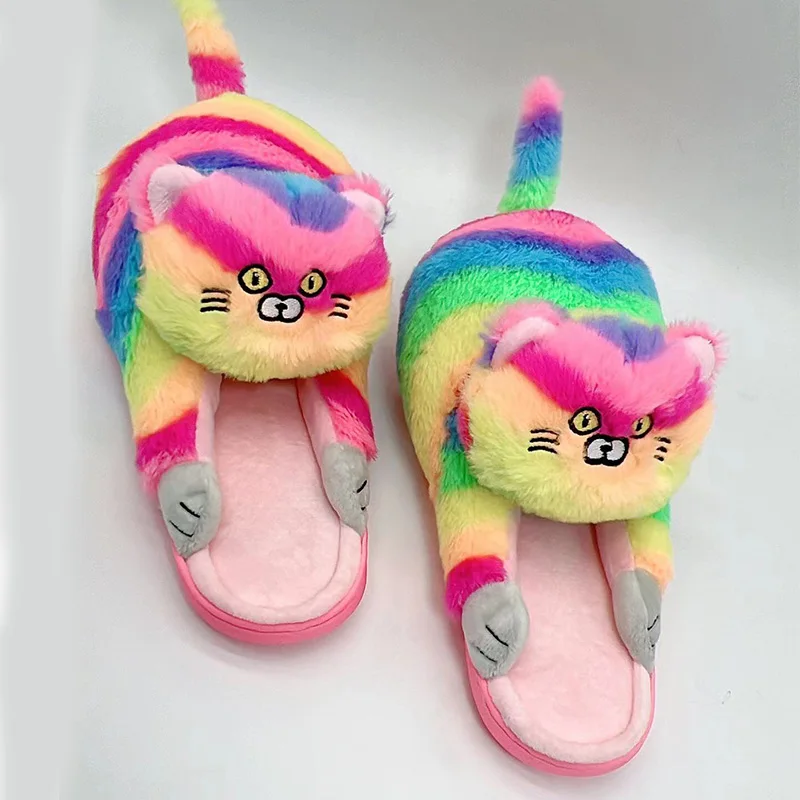 Chaussons Chinois Peluche Chat Câlin – Image 9