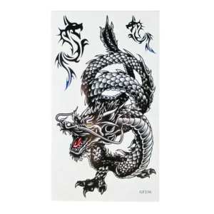 Tatouage Dragon Chinois Jetable