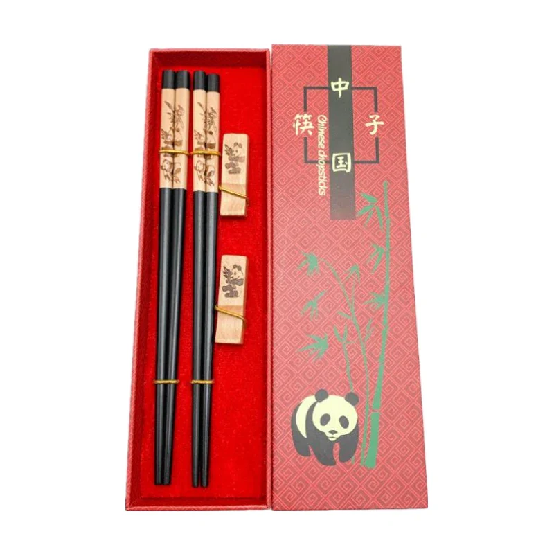 Baguettes Chinoises Bois Panda Coffret – Image 8