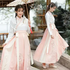 Hanfu Costume Femme Étudiante