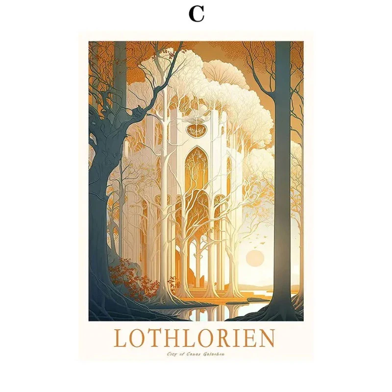 Tableau Chinois Forêt Sombre – Image 8