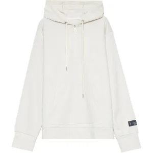 Sweat à capuche limited edition zip blanc cassé