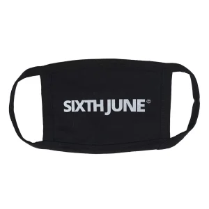 Masque imprimé brillant noir