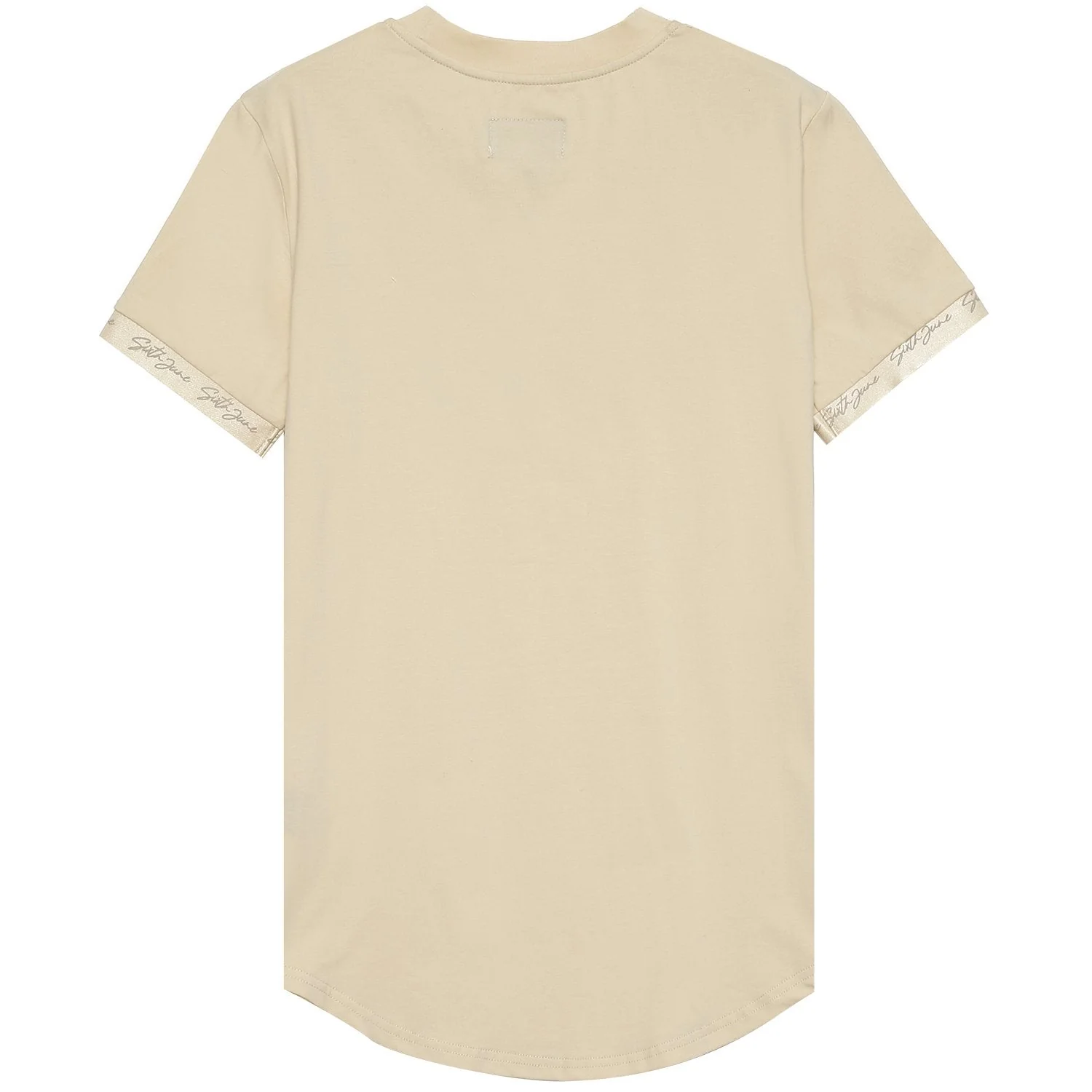 T-shirt logo signature relief Beige – Image 8