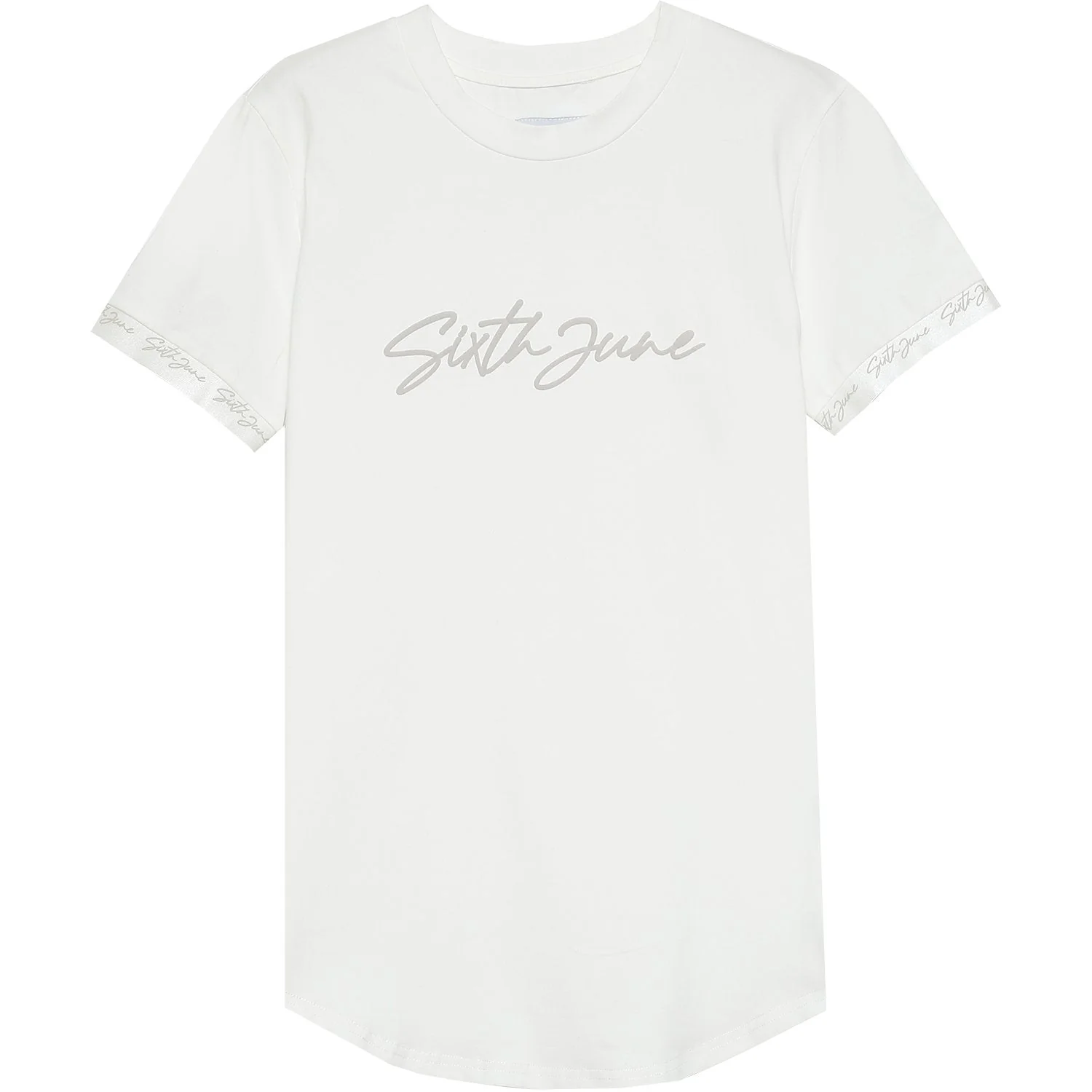T-shirt logo signature relief Blanc – Image 7