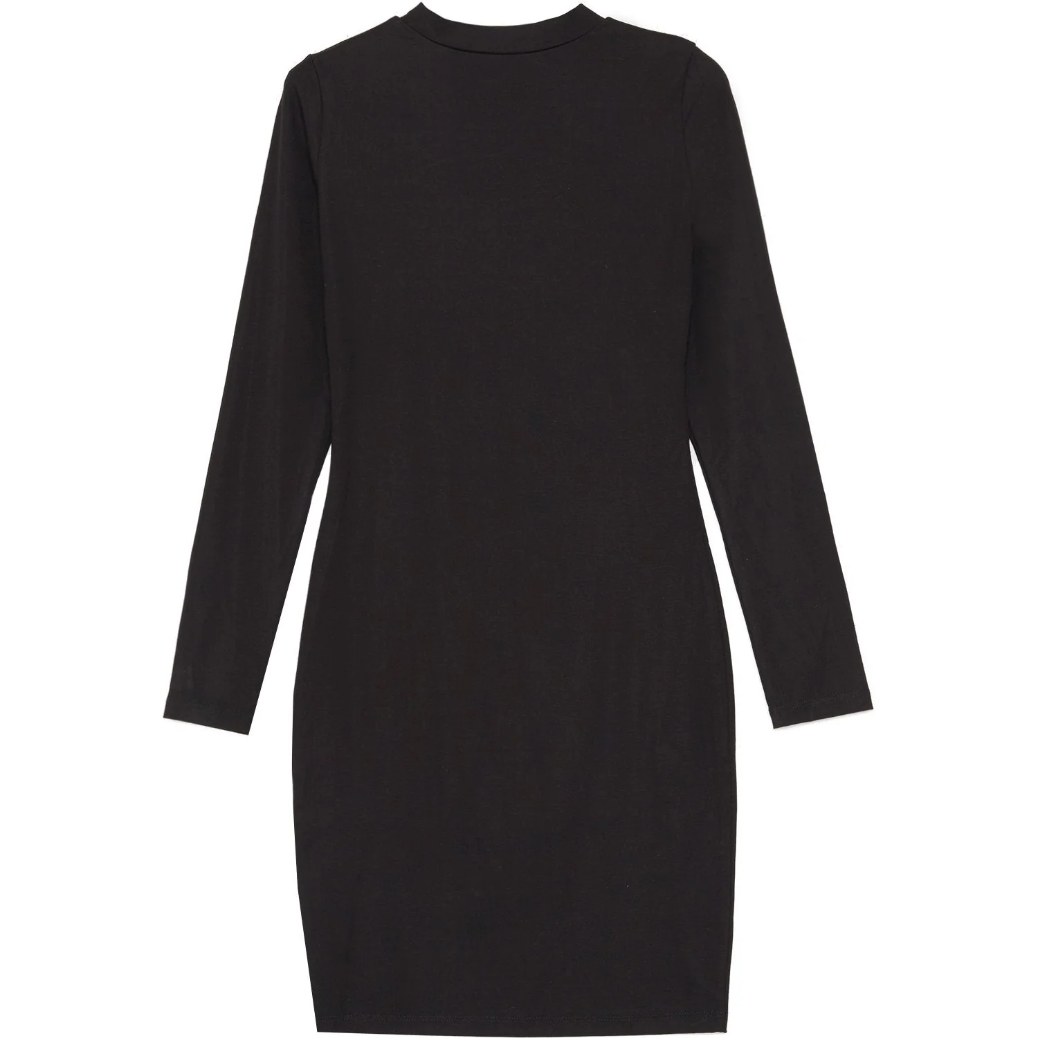 Robe manches longues ouverture noir – Image 7