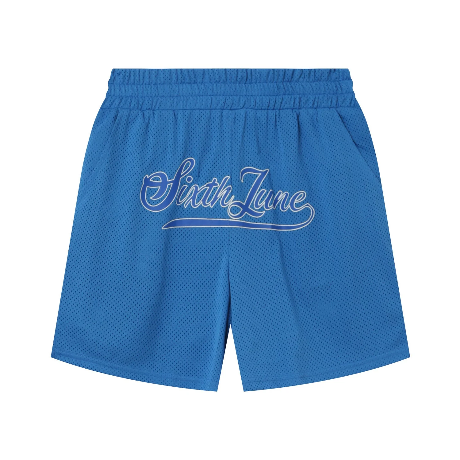 Short mesh logo Bleu – Image 6