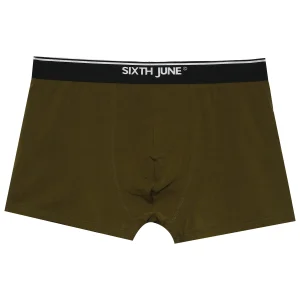 Boxer uni bande Vert kaki