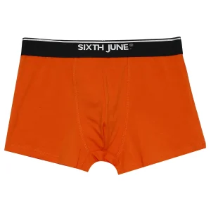Boxer uni bande Orange