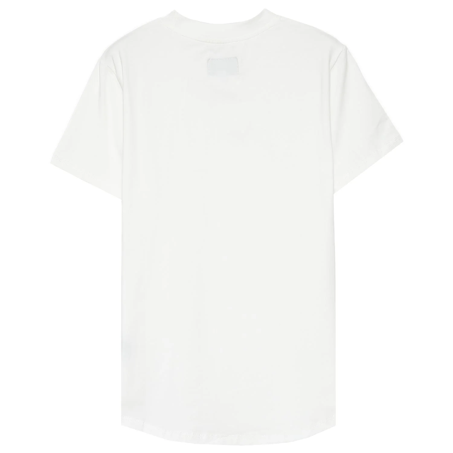 T-shirt moulant uni Blanc – Image 7