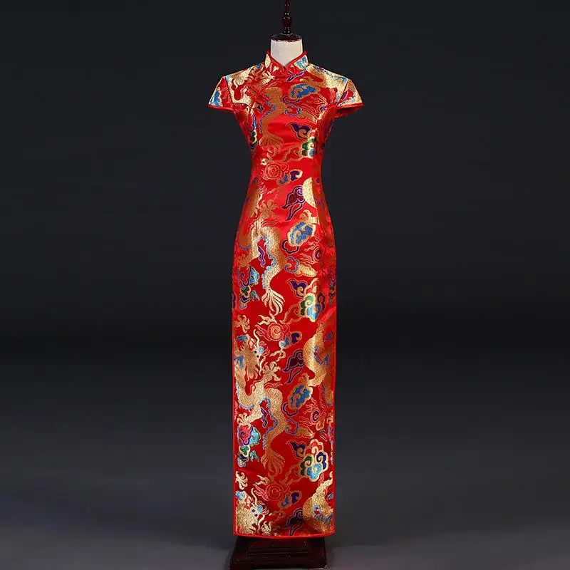 Cheongsam Robe Longue Qipao Soirée – Image 8