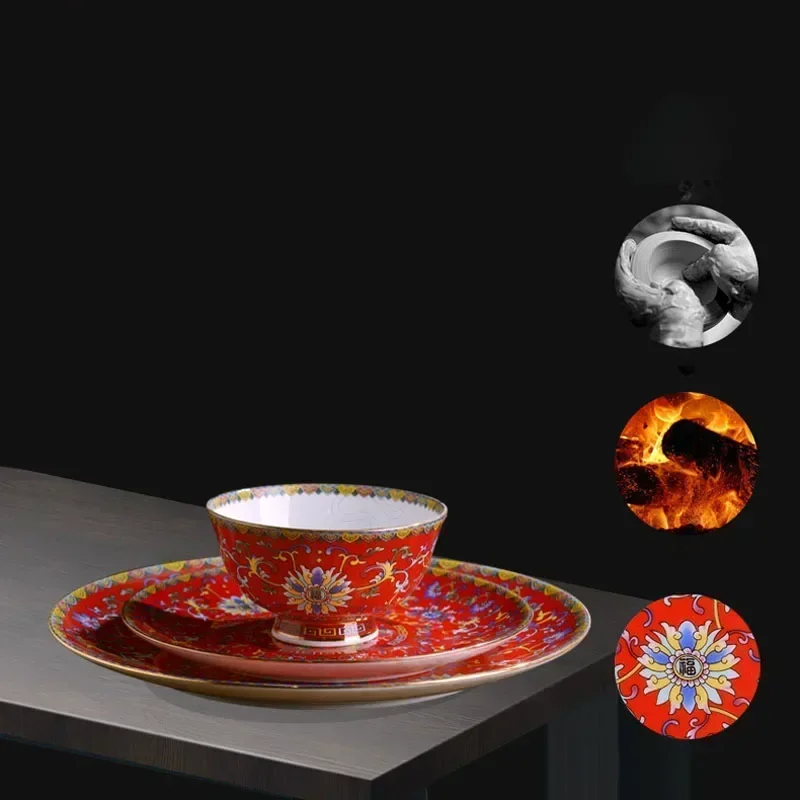 Assiettes Chinoises Service Dîner – Image 5