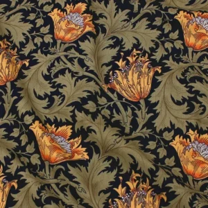 Tissu Chinois Floral Coton