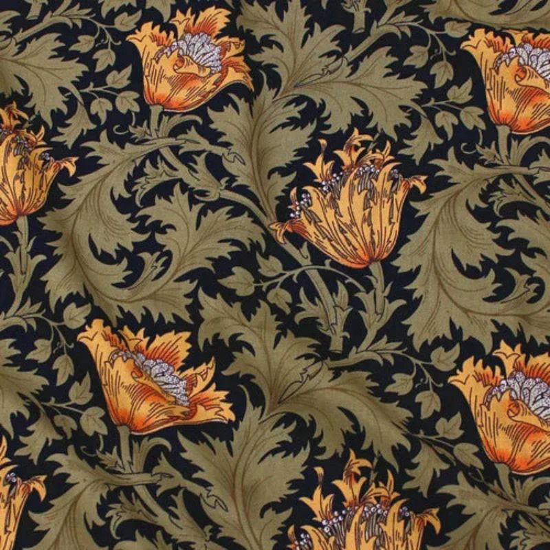 Tissu Chinois Floral Coton – Image 2