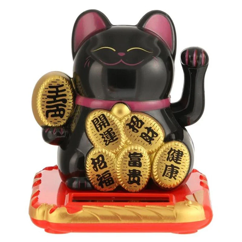 Porte Bonheur Chat Chinois Solaire – Image 2
