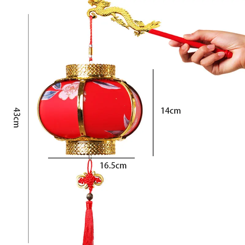 Lampion Chinois En Plastique Lotus – Image 4