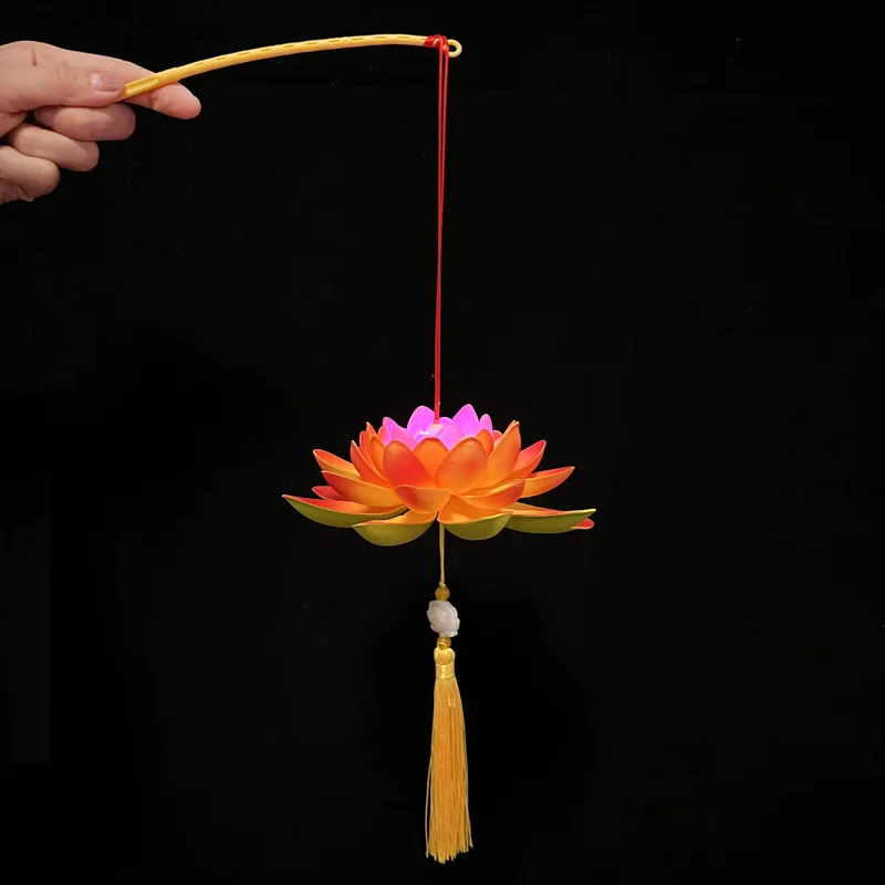 Lampion Chinois En Plastique Lotus – Image 6
