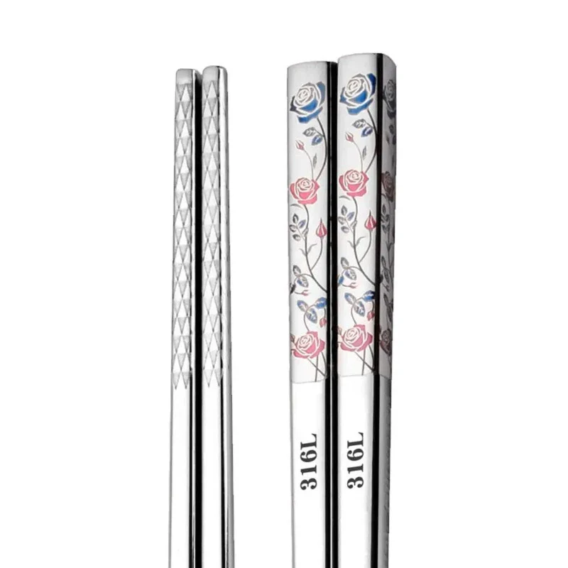 Baguettes Chinoises Longues Acier – Image 7