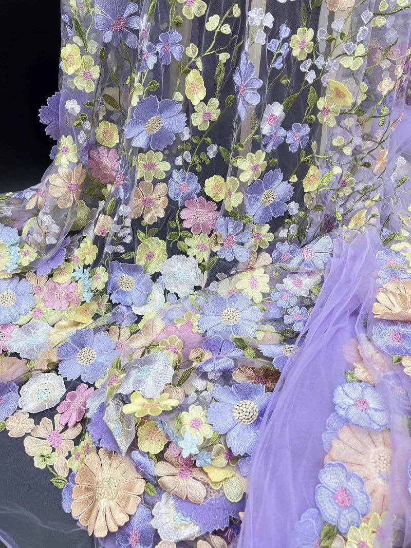 Tissu Chinois Brodé Unilatéral – Image 9