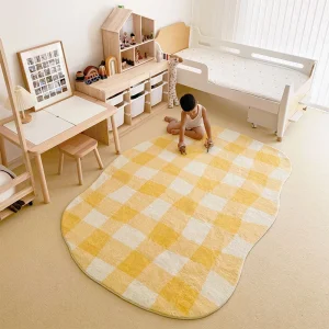 Tapis Chinois Mini Carreaux Doux