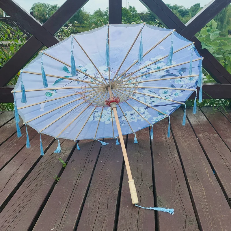 Ombrelle Chinoise Soie Avec Éventail – Image 7