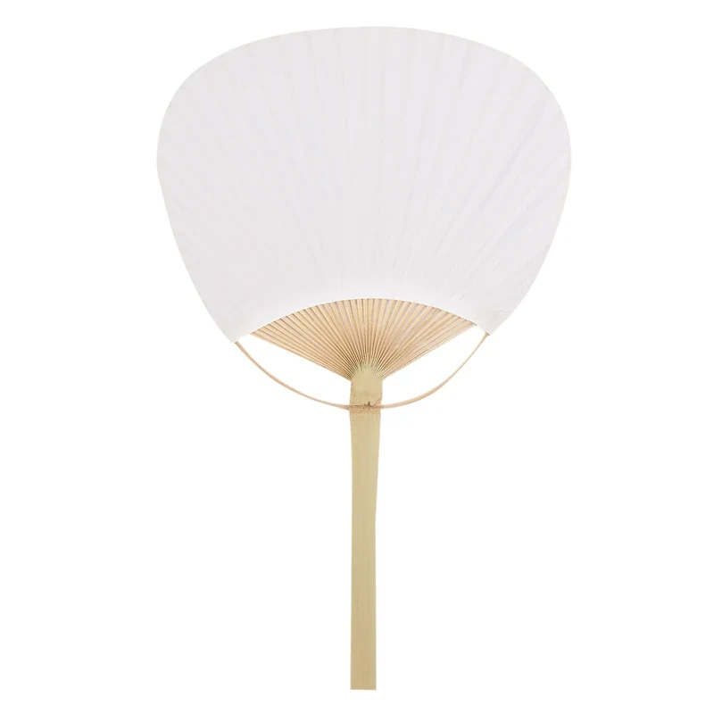 Éventails Chinois Pai Pai Bambou Blanc – Image 4