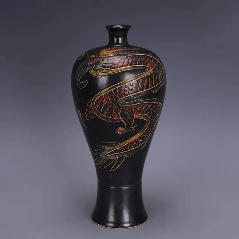 Vase Chinois Noir – Image 3