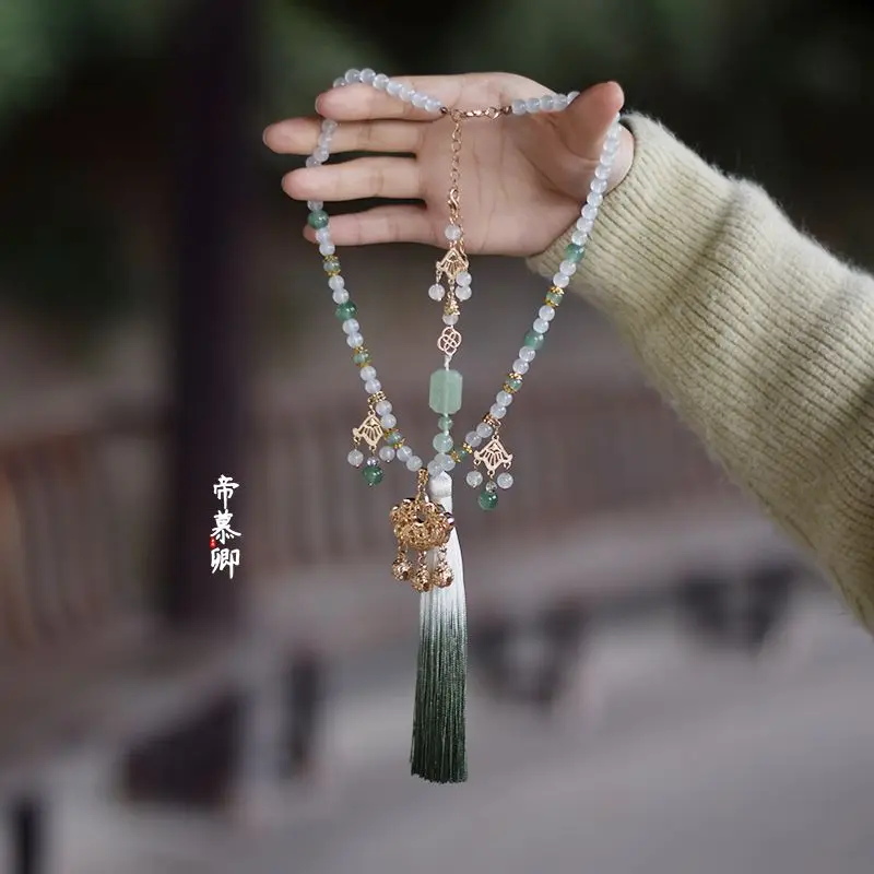 Collier Chinois National Longue Ganse – Image 2