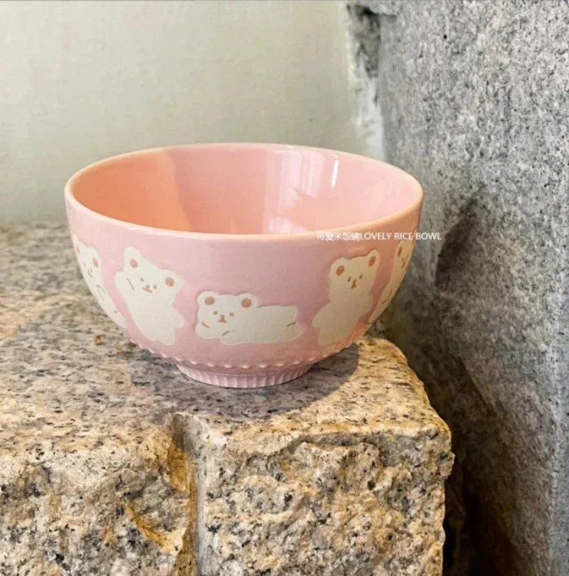 Bols Chinois Céramique Visage de Chat – Image 9