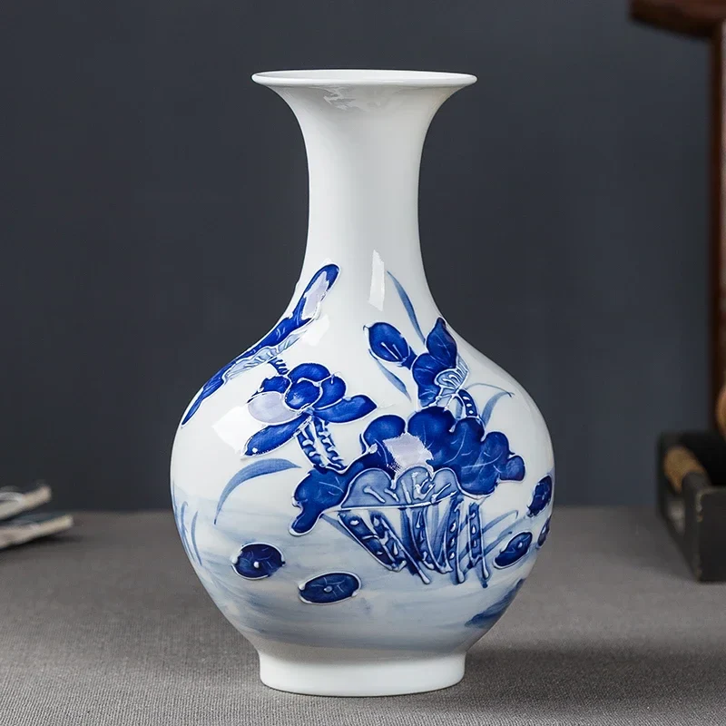 Vase Chinois Ancien Décor Bambou – Image 6