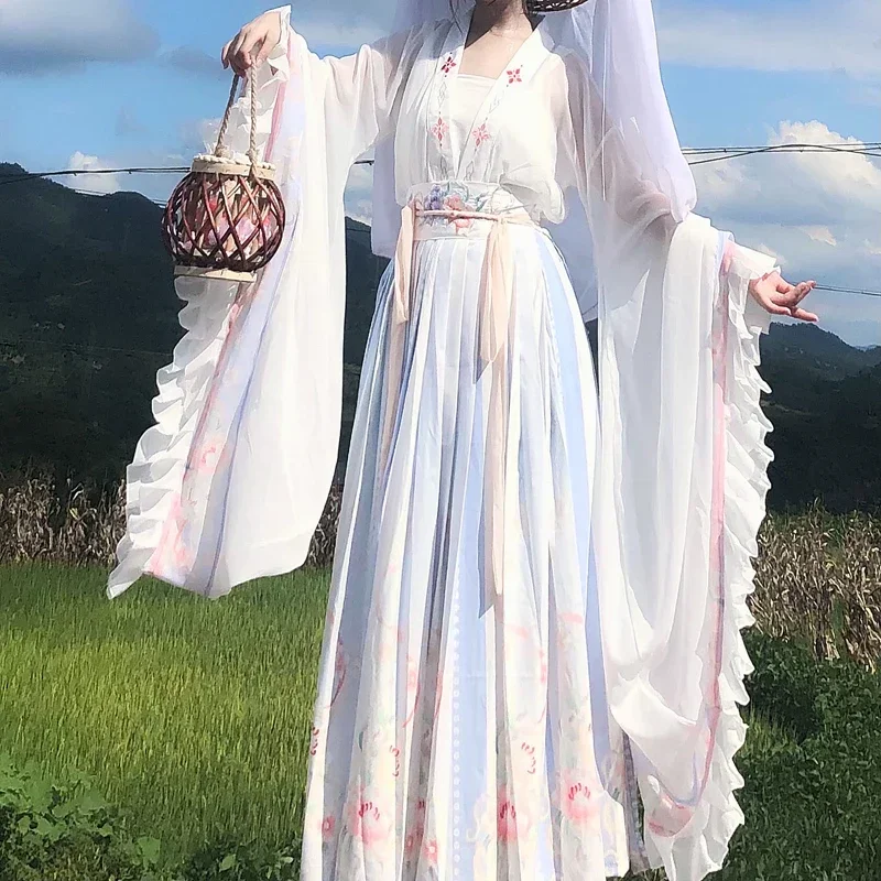 Hanfu Robe Princesse Dynastie Wei Jin – Image 8