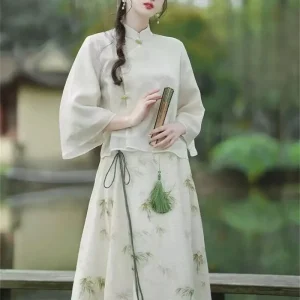 Déguisement Chinois Hanfu Chic Floral